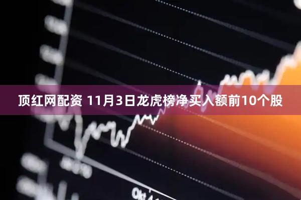 顶红网配资 11月3日龙虎榜净买入额前10个股